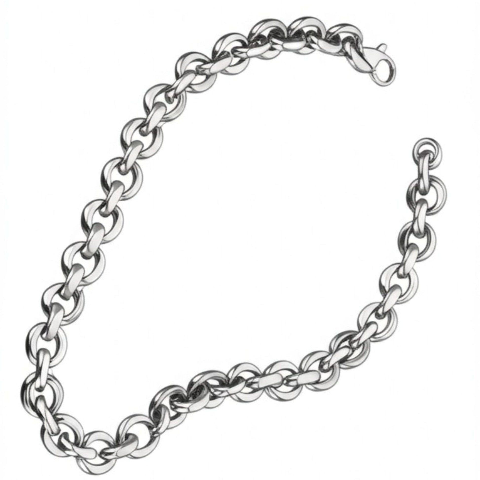 THE MEN THING Chain NIGHTSTEEL VEIN - 4mm Pure Stainless Steel Chain, 24inch for Men & Boys