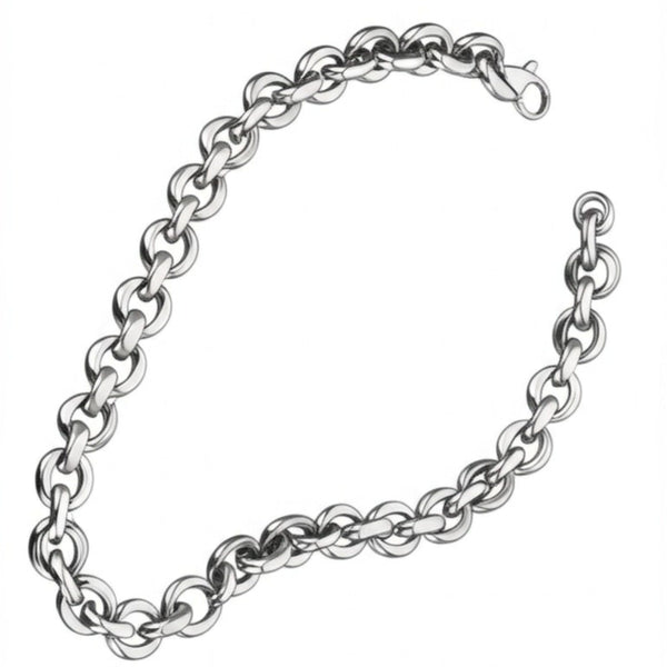 NIGHTSTEEL VEIN - 4mm Pure Stainless Steel Chain, 24inch for Men & Boys