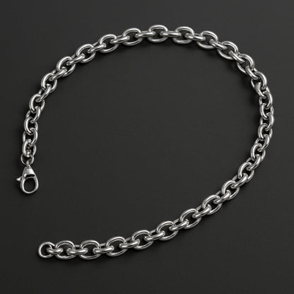 THE MEN THING Chain NIGHTSTEEL VEIN - 4mm Pure Stainless Steel Chain, 24inch for Men & Boys