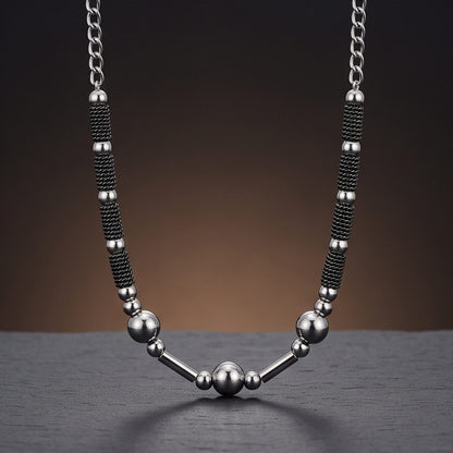 THE MEN THING Chain OVAL CURB - 6mm Stainless Steel Chain with Lobster Clasp for Men & Boys (21 to 23 inch)