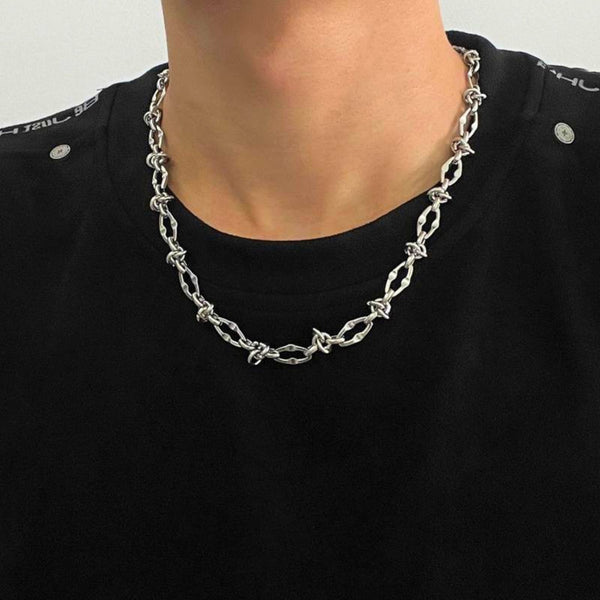 OVAL LINK - 8mm Pure Stainless Steel Curb 18 inch Chain for Men & Boys