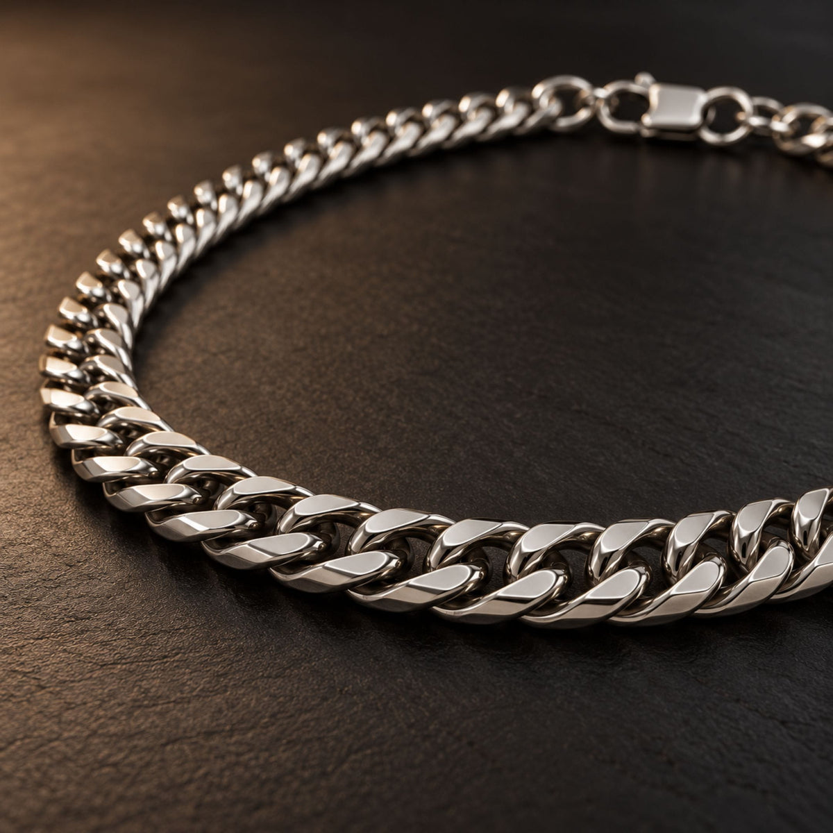 THE MEN THING Chain PRIME CUBAN - 6mm Stainless Steel Chain with Lobster Clasp for Men & Boys (24inch)