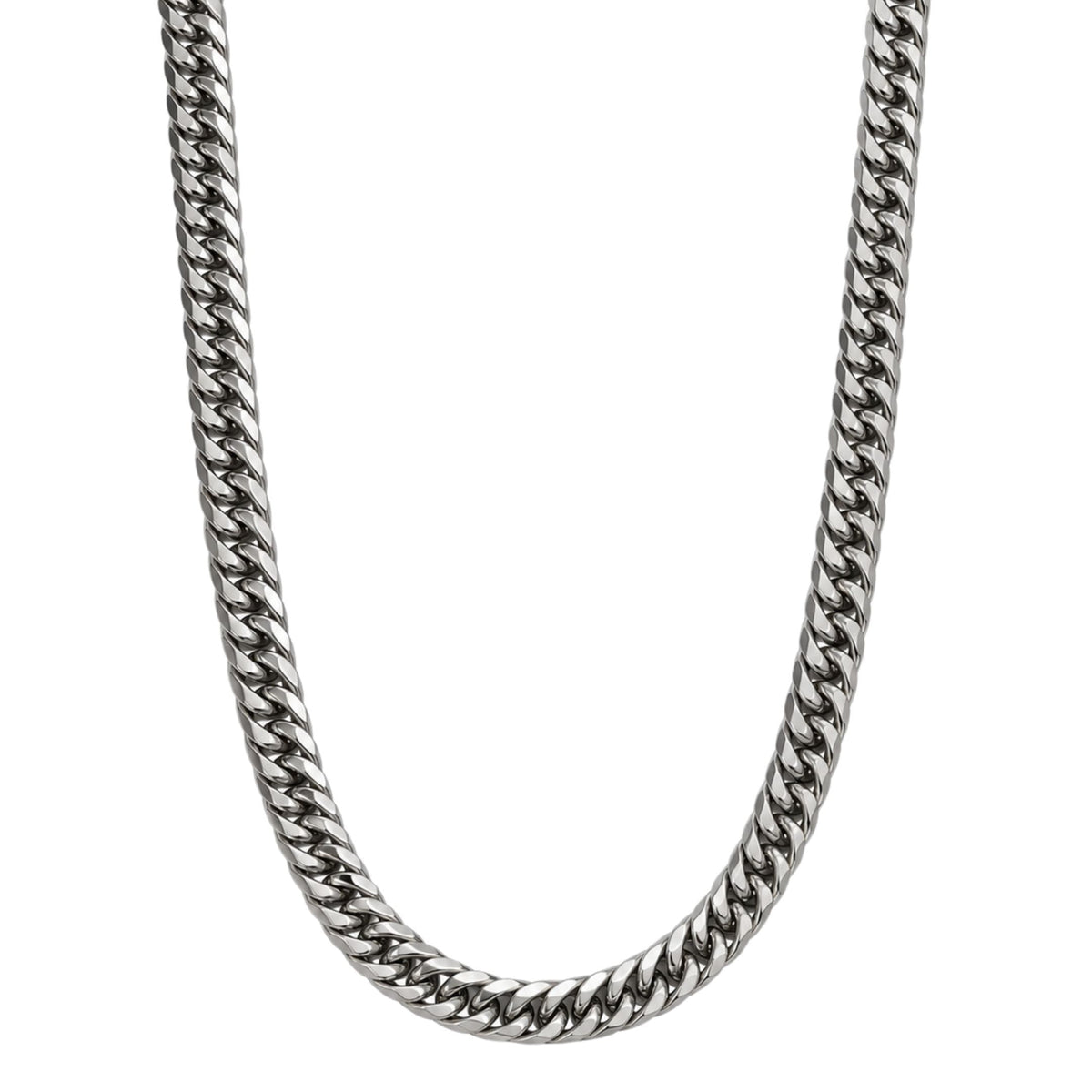 THE MEN THING Chain PRIME CUBAN - 6mm Stainless Steel Chain with Lobster Clasp for Men & Boys (24inch)
