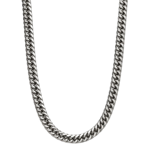 PRIME CUBAN - 6mm Stainless Steel Chain with Lobster Clasp for Men & Boys (24inch)