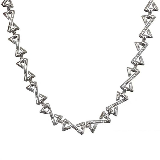 THE MEN THING Chain RAZOR LINK - 12mm Pure Stainless Steel 17 to 20 inch Adjustable Chain for Men & Boys