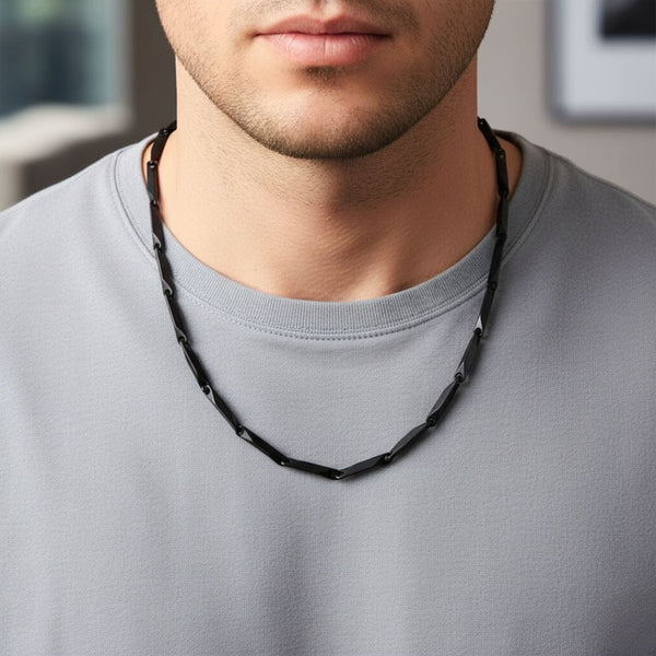 బియ్యం చైన్ బ్లాక్ - స్టెయిన్‌లెస్ స్టీల్ 24 అంగుళాల చైన్