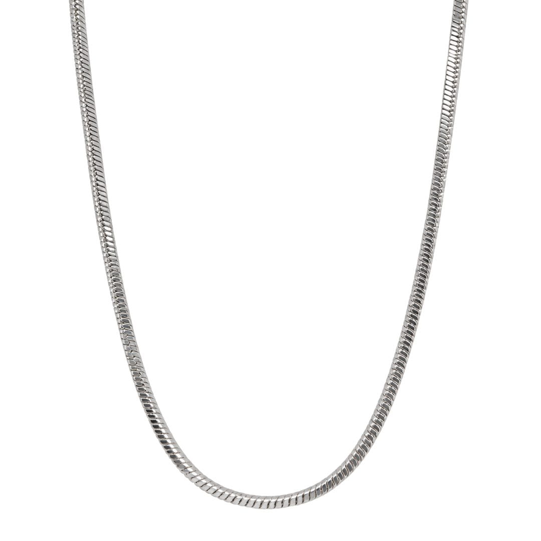 THE MEN THING Chain ROUND SNAKE - Chain for Men - 2.3mm Stainless Steel 24inch for Men & Boys
