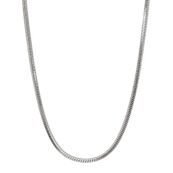 ROUND SNAKE - Chain for Men - 2.3mm Stainless Steel 24inch for Men & Boys