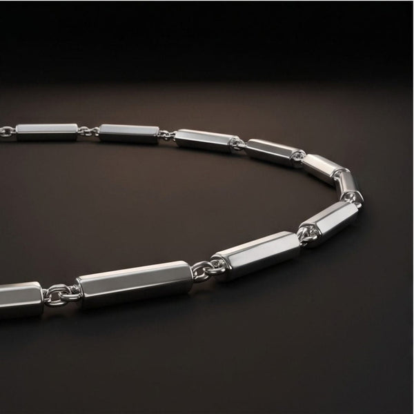 SLEEK BAR - 2mm Stainless Steel Chain with Lobster Clasp for Men & Boys (24 inch)