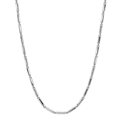 THE MEN THING Chain SLEEK BAR - 2mm Stainless Steel Chain with Lobster Clasp for Men & Boys (24 inch)