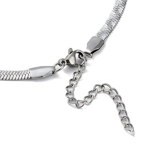 SNAKESKIN LUXE - 4mm Chain Pure Stainless Steel 21inch for Men & Boys