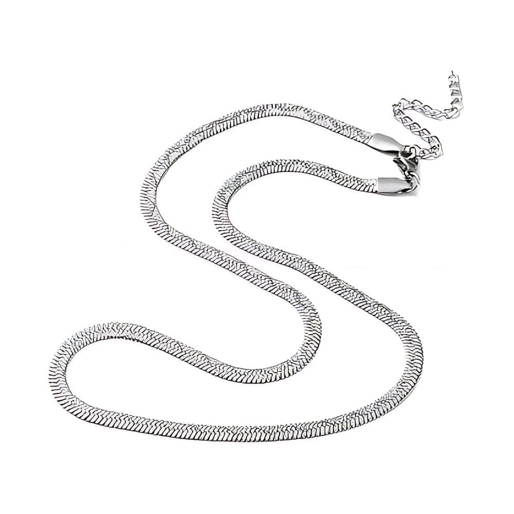 THE MEN THING Chain SNAKESKIN LUXE - 4mm Chain Pure Stainless Steel 21inch for Men & Boys