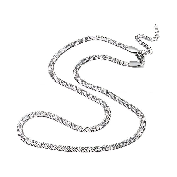 SNAKESKIN LUXE - 4mm Chain Pure Stainless Steel 21inch for Men & Boys