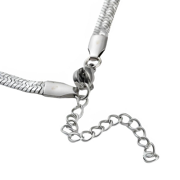 STERLING WAVE - 4mm Chain Pure Stainless Steel 21inch for Men & Boys