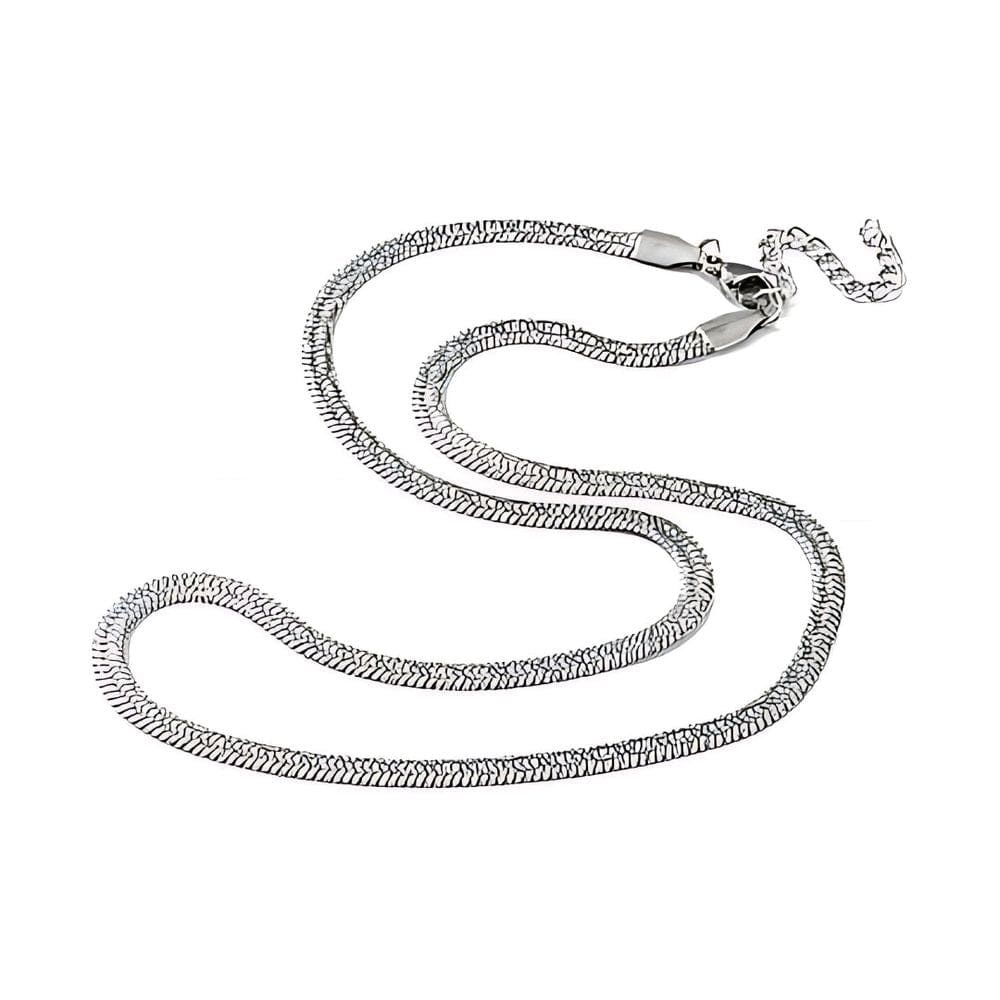 THE MEN THING Chain STERLING WAVE - 4mm Chain Pure Stainless Steel 21inch for Men & Boys