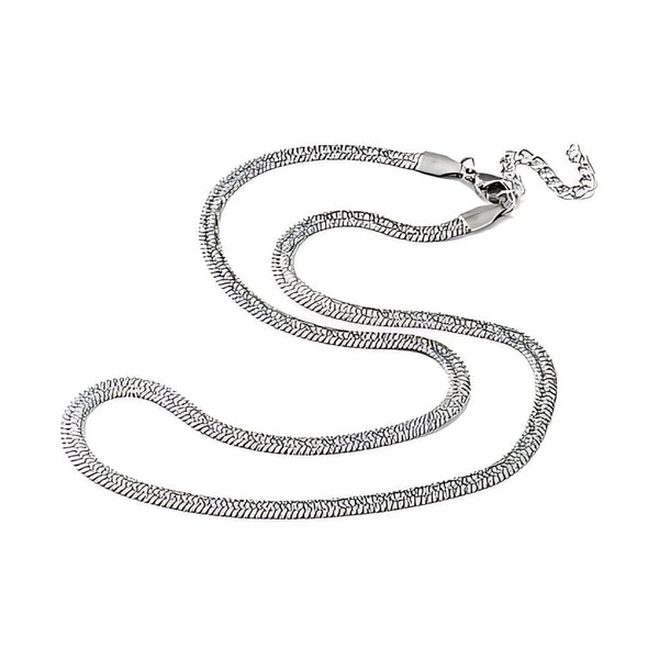 STERLING WAVE - 4mm Chain Pure Stainless Steel 21inch for Men & Boys