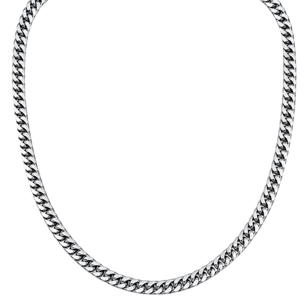 THE MEN THING Chain TITAN CURB - 11mm Stainless Steel Chain with Snap-Lock Box Clasp for Men & Boys (24inch)