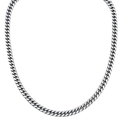 THE MEN THING Chain TITAN CURB - 11mm Stainless Steel Chain with Snap-Lock Box Clasp for Men & Boys (24inch)