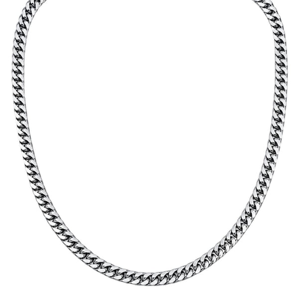 TITAN CURB - 11mm Stainless Steel Chain with Snap-Lock Box Clasp for Men & Boys (24inch)