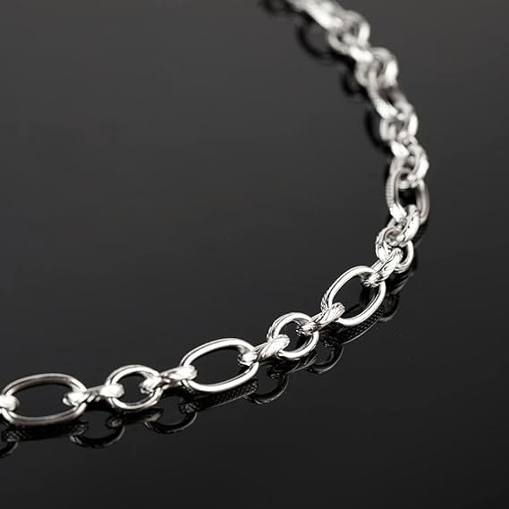 VALENRO - 7mm Chain Pure Stainless Steel 23inch for Men & Boys
