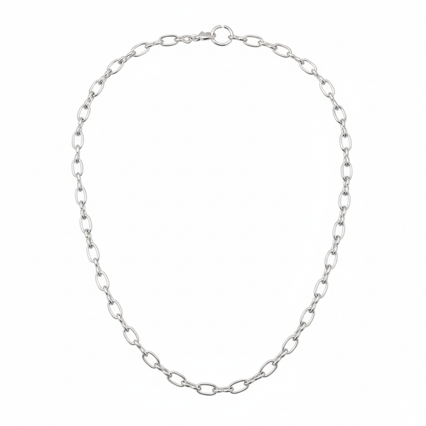 VALENRO - 7mm Chain Pure Stainless Steel 23inch for Men & Boys
