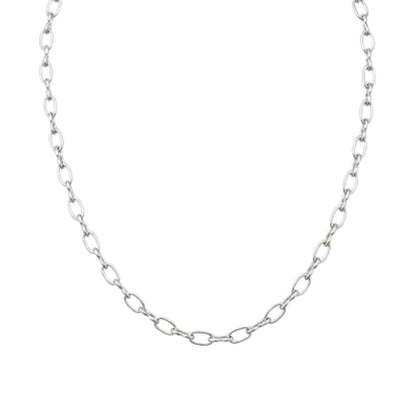 THE MEN THING Chain VALENRO - 7mm Chain Pure Stainless Steel 23inch for Men & Boys