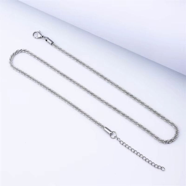 VELTRIX - 3mm Chain Pure Stainless Steel 21inch for Men & Boys