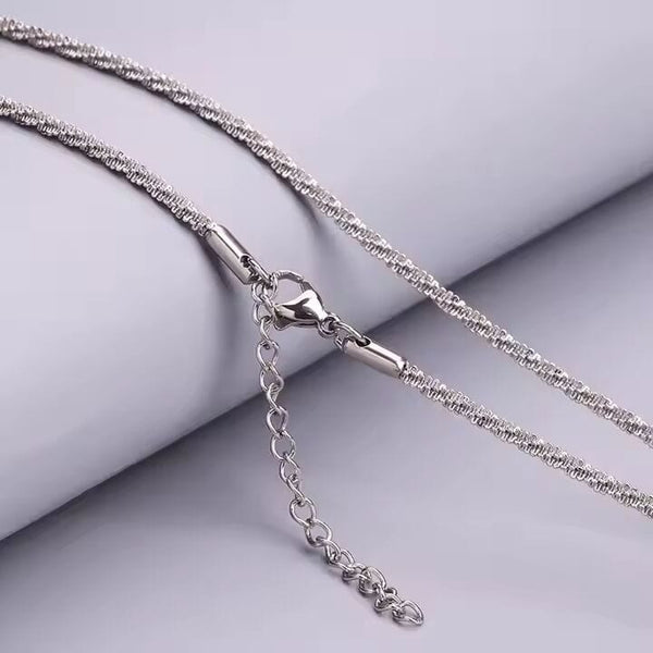 VELTRIX - 3mm Chain Pure Stainless Steel 21inch for Men & Boys