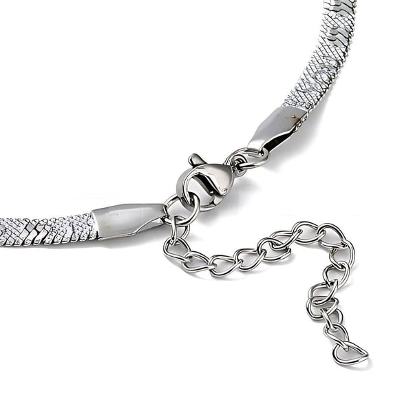 ZENLOVE - 4mm Chain Pure Stainless Steel 21inch for Men & Boys