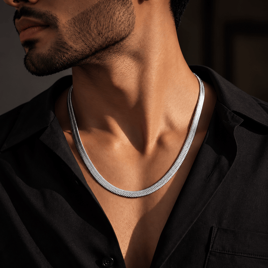 THE MEN THING Chain ZENLOVE - 4mm Chain Pure Stainless Steel 21inch for Men & Boys