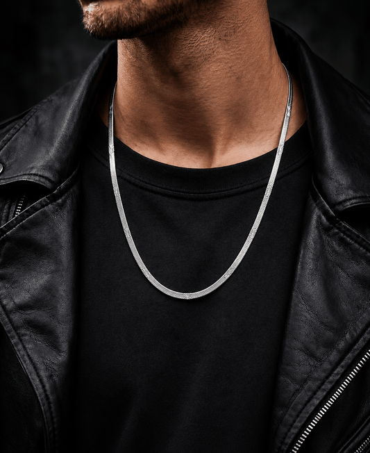 THE MEN THING Chain ZERITH - 3mm Chain Pure Stainless Steel 19inch for Men & Boys