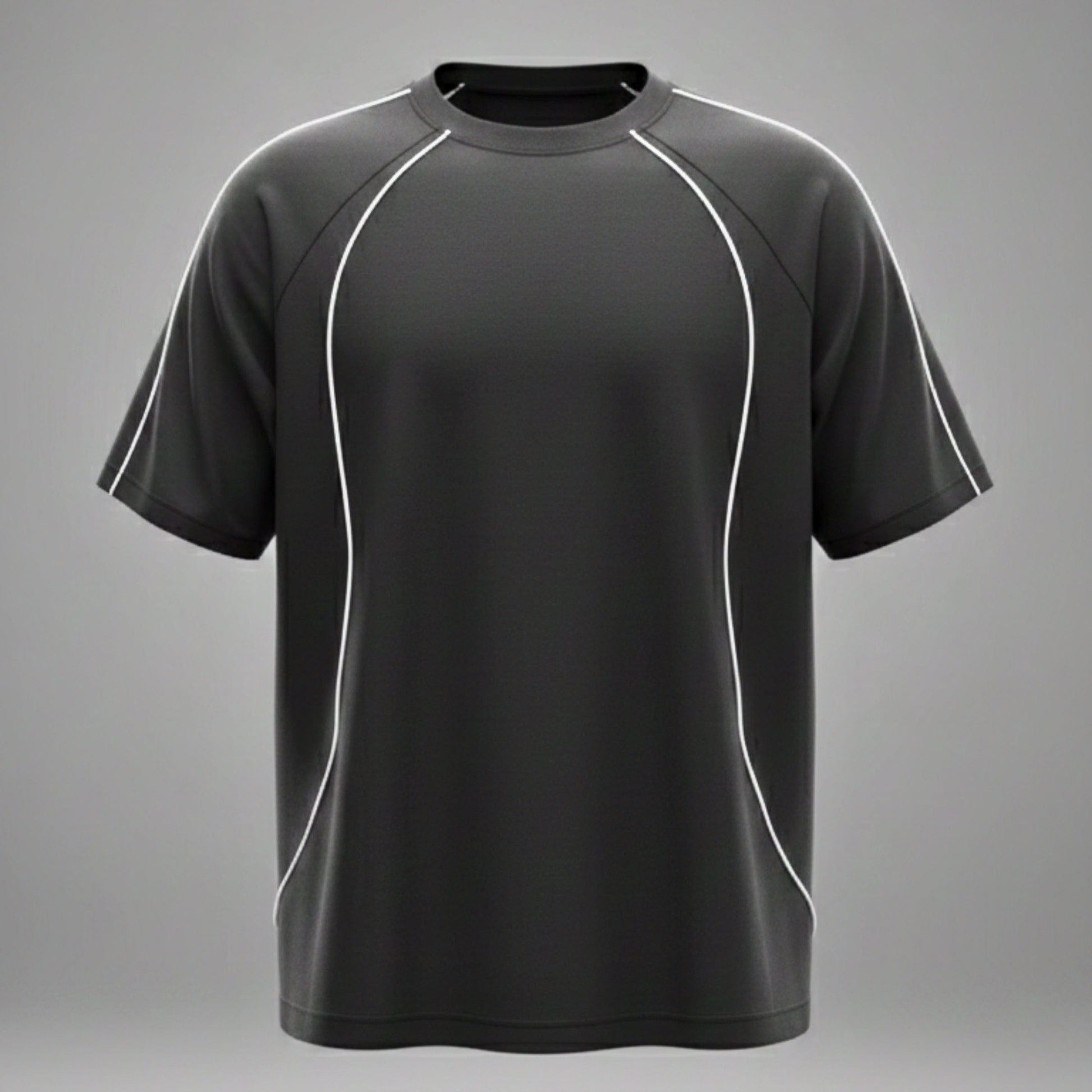 THE MEN THING CONTOUR TRACE Oversized T-Shirt – Black