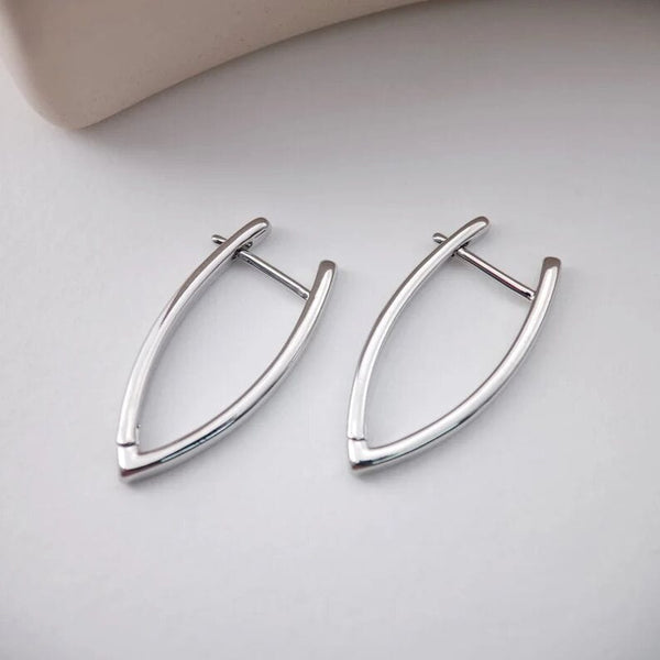 VOID ARC - 5mm Pure Titanium Steel Hoop Earrings for Men & Boys (2pcs)