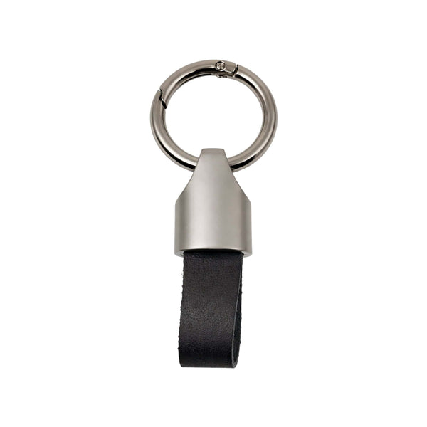 AEROLOOP - BLACK & MATTE GREY - Stainless Steel Keychain for Men & Boy