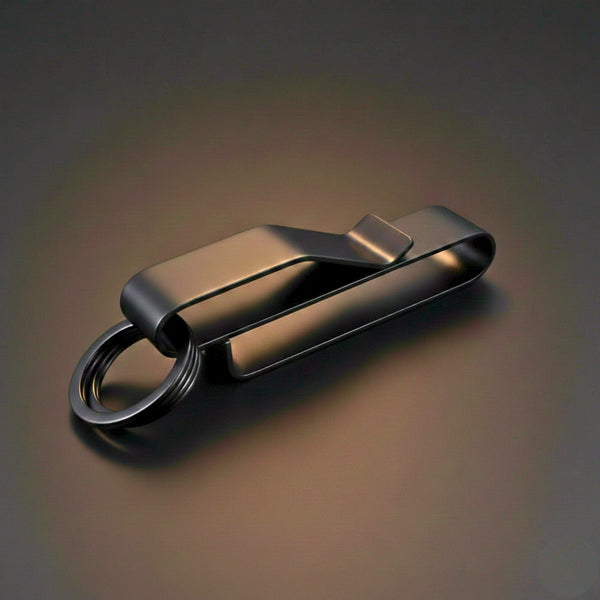 ALTOR - BLACK - Stainless Steel Keychain for Men & Boy