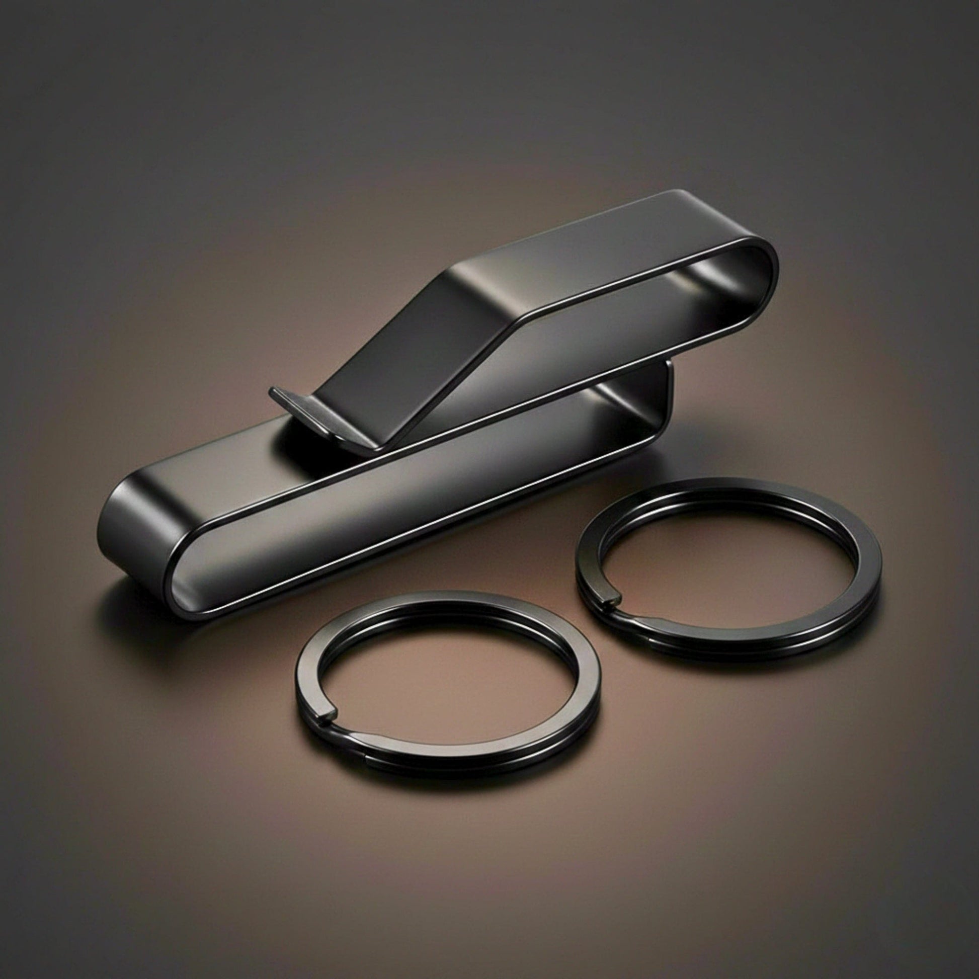 THE MEN THING KeyChains ALTOR - BLACK - Stainless Steel Keychain for Men & Boy