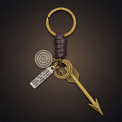 THE MEN THING KeyChains ARROW CHARM - Stainless Steel Keychain for Men & Boy