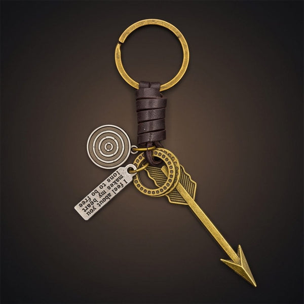 ARROW CHARM - Stainless Steel Keychain for Men & Boy