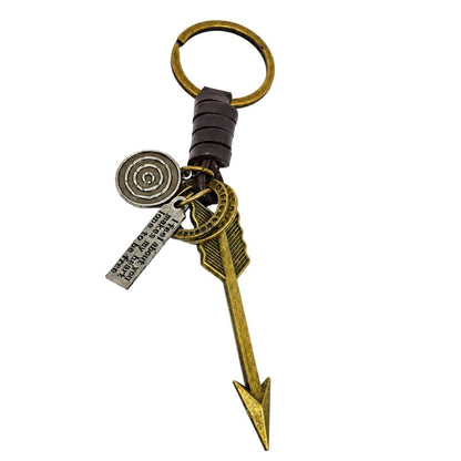 THE MEN THING KeyChains ARROW CHARM - Stainless Steel Keychain for Men & Boy
