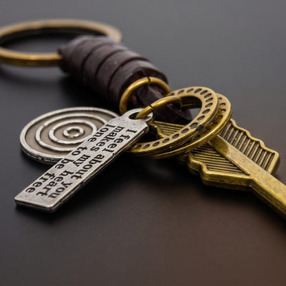THE MEN THING KeyChains ARROW CHARM - Stainless Steel Keychain for Men & Boy