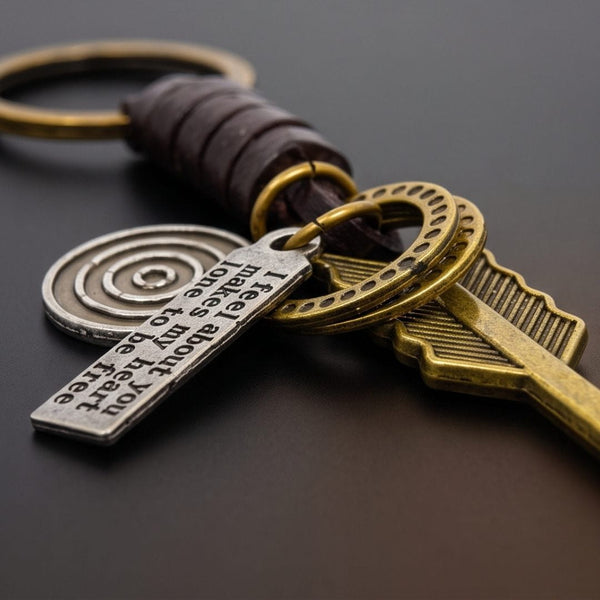 ARROW CHARM - Stainless Steel Keychain for Men & Boy
