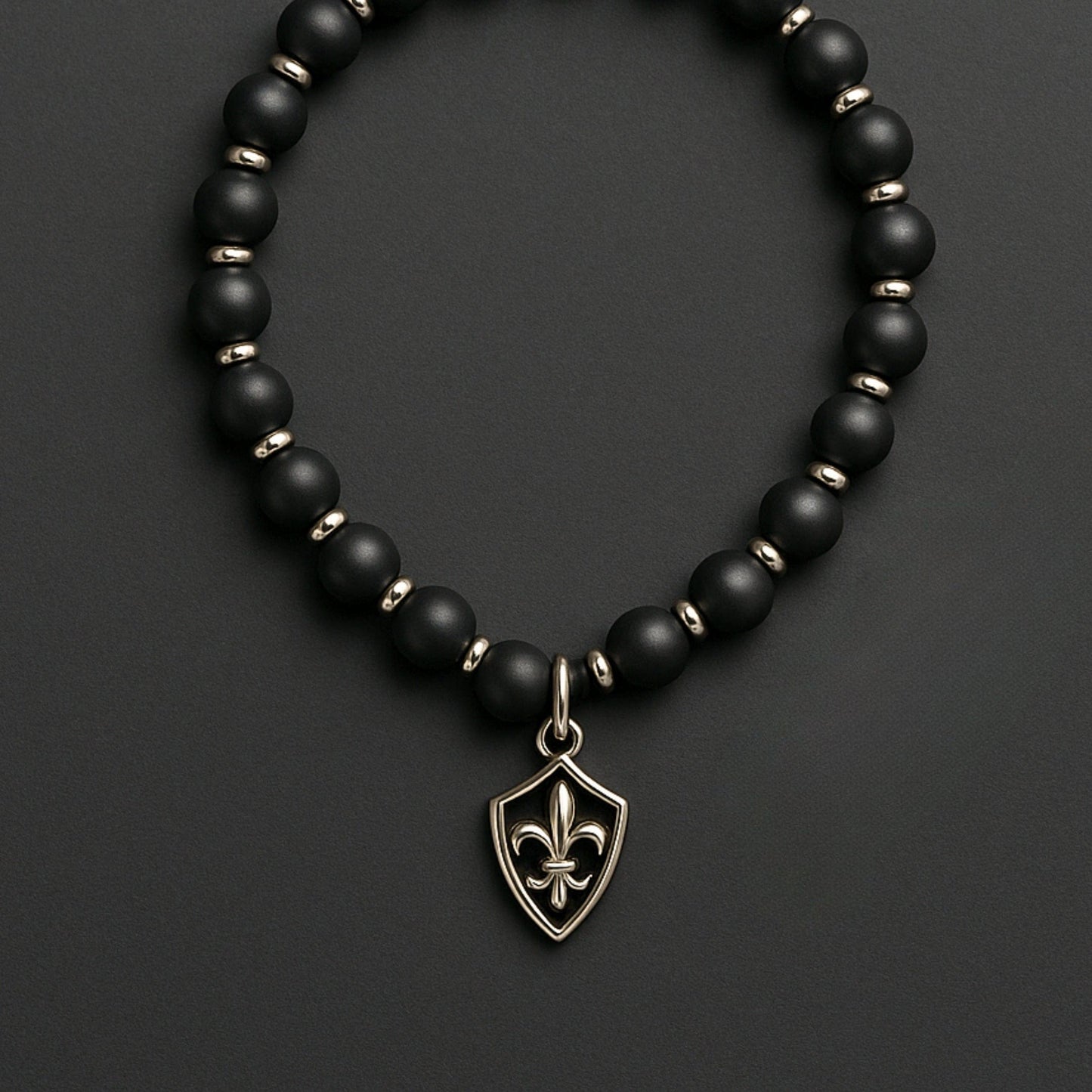 THE MEN THING KeyChains BLACK CITADEL - Pure Titanium Steel Pendant with Hand Wrist Phone Straps Keychain for Men & Boy "10"inch