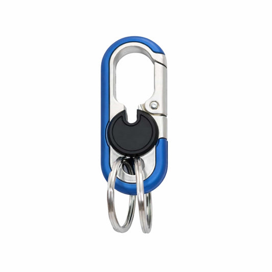 THE MEN THING KeyChains BLAZE CLIP BLUE - Stainless Steel Keychain for Men & Boy
