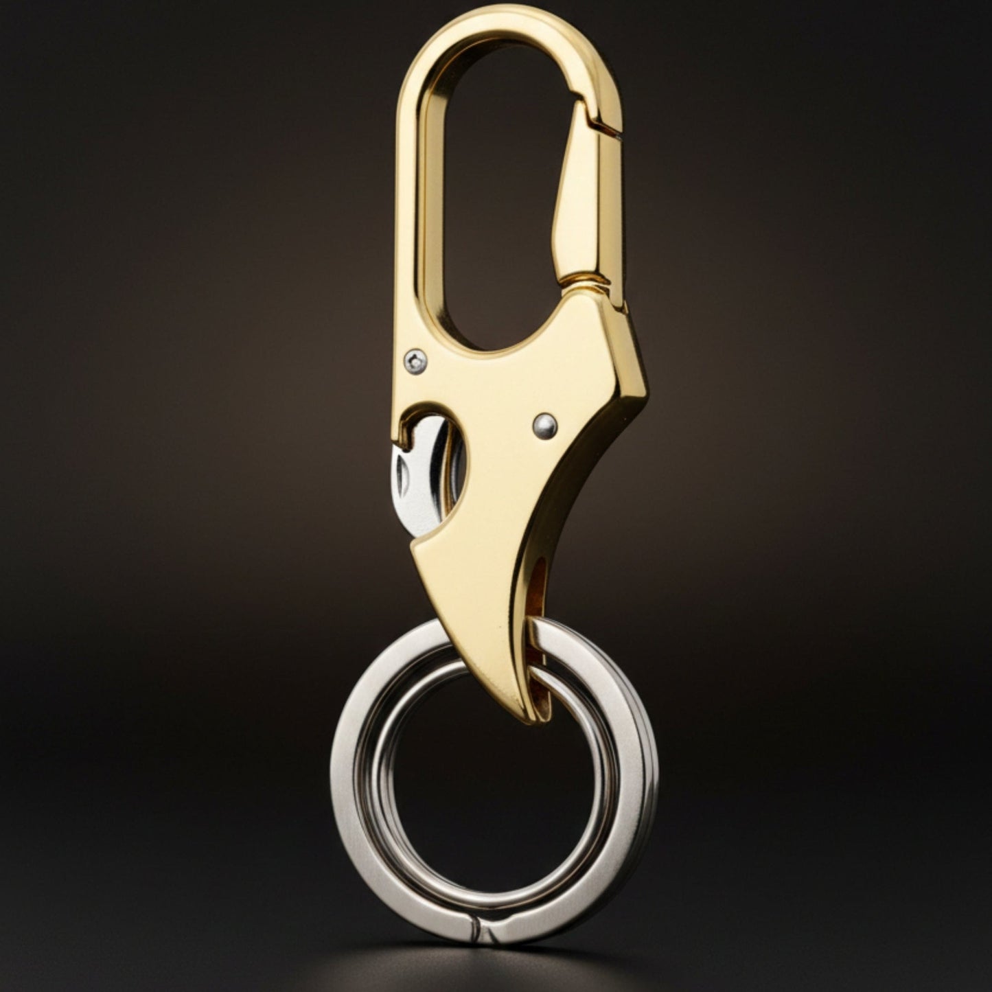 THE MEN THING KeyChains FALCON BEAK - GOLDEN - Stainless Steel Keychain for Men & Boy