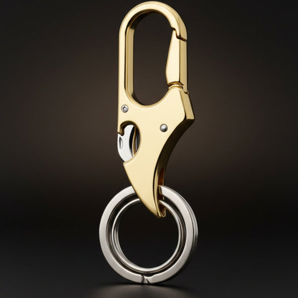 ELITE ARC SIGNATURE – GOLDEN - Stainless Steel Keychain for Men & Boy