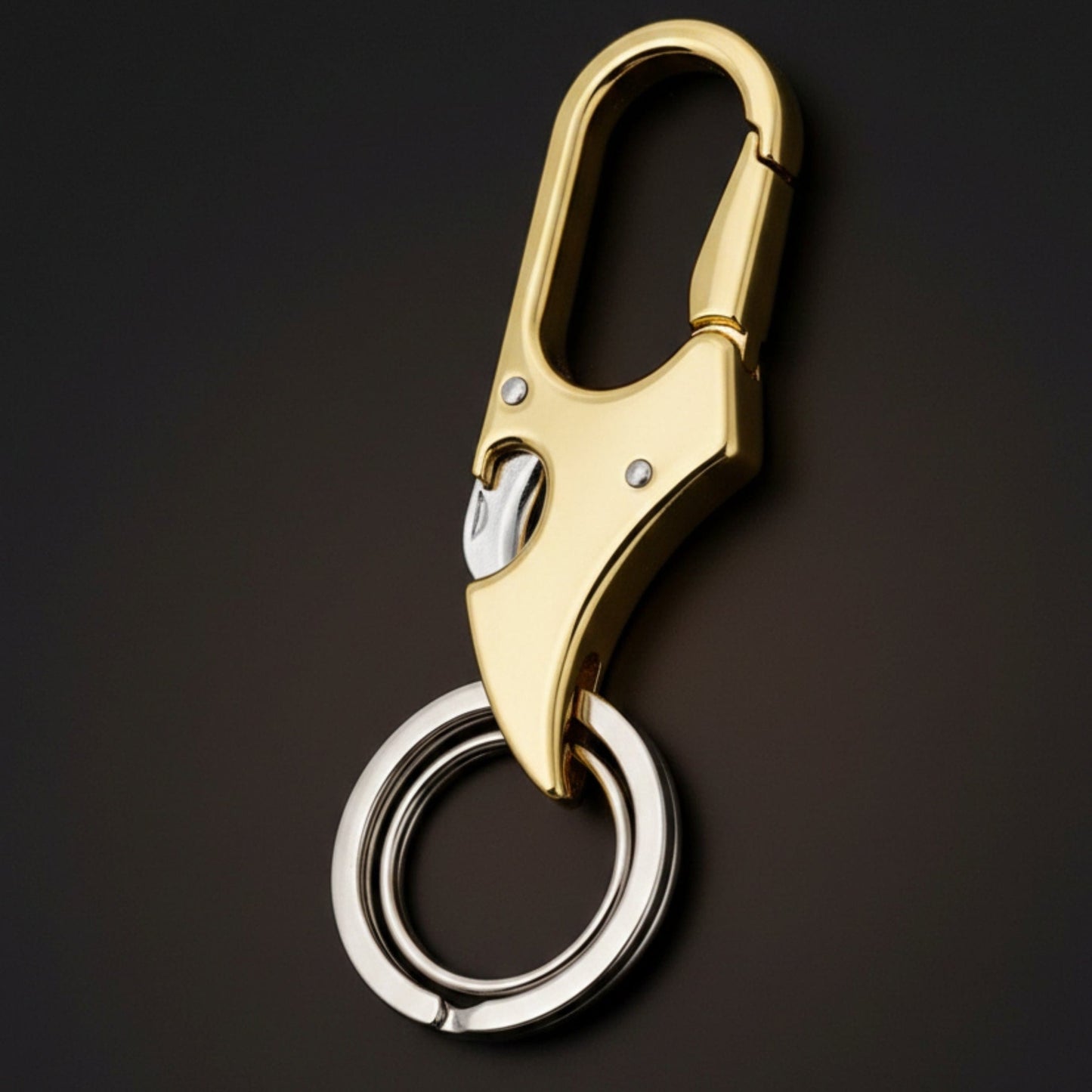 THE MEN THING KeyChains FALCON BEAK - GOLDEN - Stainless Steel Keychain for Men & Boy