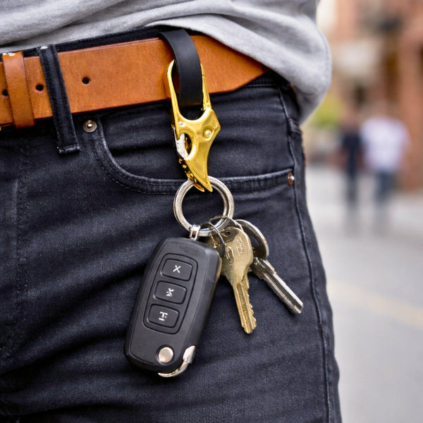 ELITE ARC SIGNATURE – GOLDEN - Stainless Steel Keychain for Men & Boy