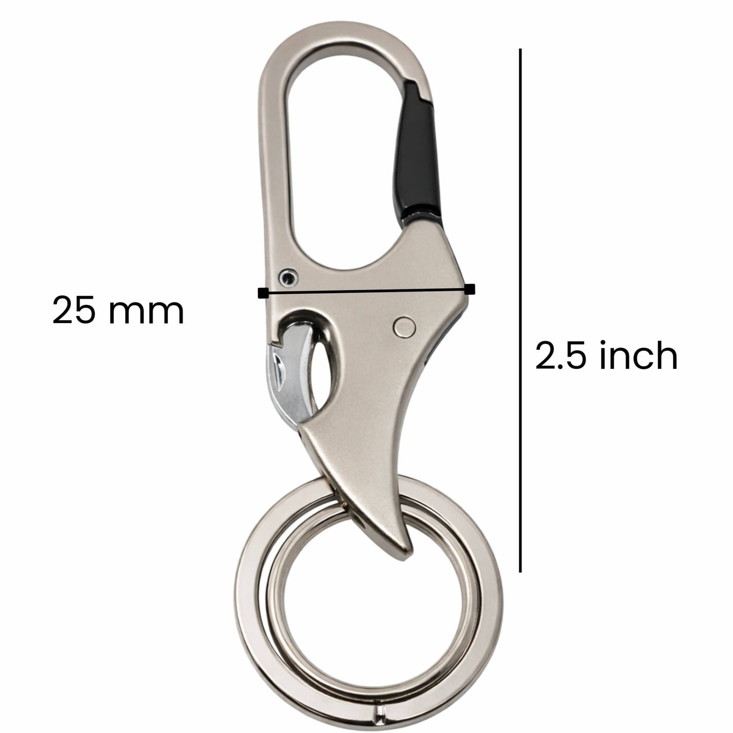 THE MEN THING KeyChains FALCON BEAK - STEEL - Stainless Steel Keychain for Men & Boy