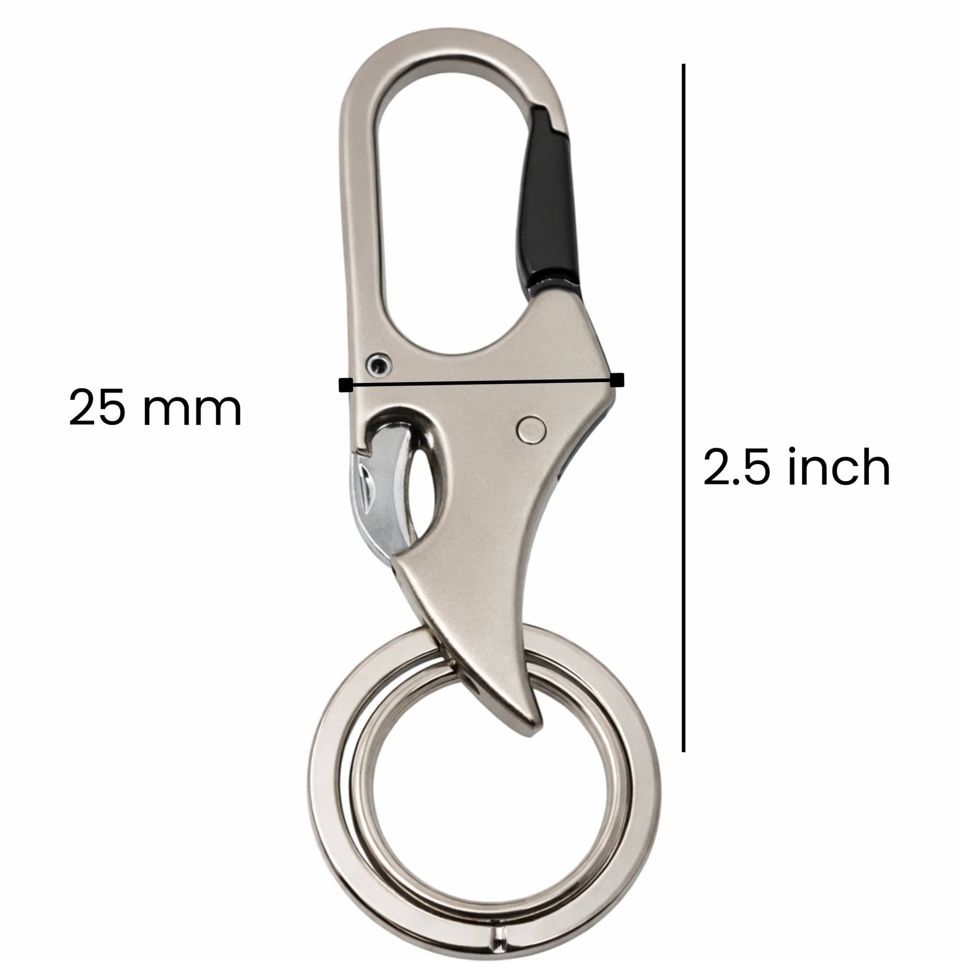 THE MEN THING KeyChains FALCON BEAK - STEEL - Stainless Steel Keychain for Men & Boy