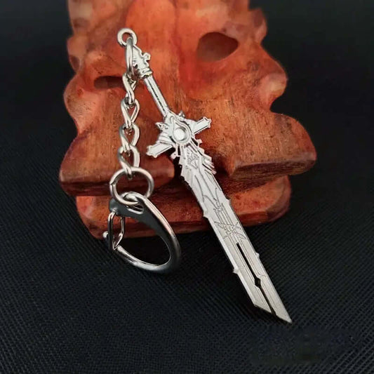 THE MEN THING KeyChains FINAL FANTASY WEAPON - Genshin Impact Anime Keychain | Game Xiao Cosplay Alloy Weapon Keychain for Men & Boy